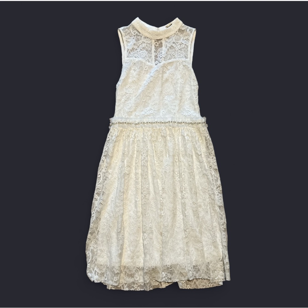 Altar’d State size small lace and pearl knee length dress